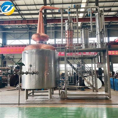 Destilador de ginebra de whisky automatizado